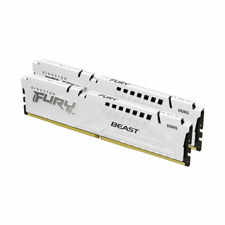 Комплект оперативной памяти Kingston FURY Beast White EXPO (KF552C36BWEK2-32) [32 ГБ DDR 5, 5200 МГц, 1.25 В, KIT]