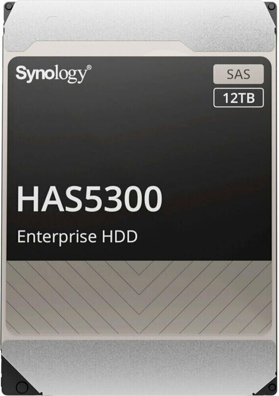 Жесткий диск Synology HAS5300-12T [12 ТБ, 3.5", SAS, 7200 об/мин, для сетевых накопителей (NAS)]