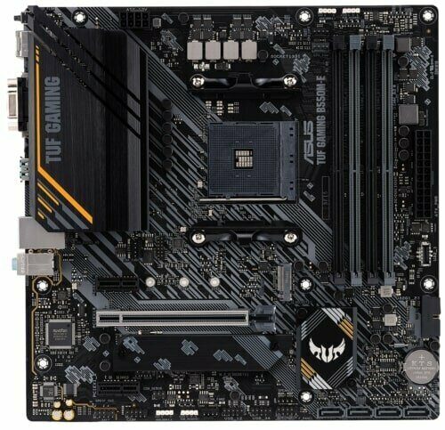 Материнская плата ASUS TUF GAMING B550M-E [AM4, AMD B550, 4xDDR 4, 2xM.2, 1xPCI-E x16, Micro-ATX]