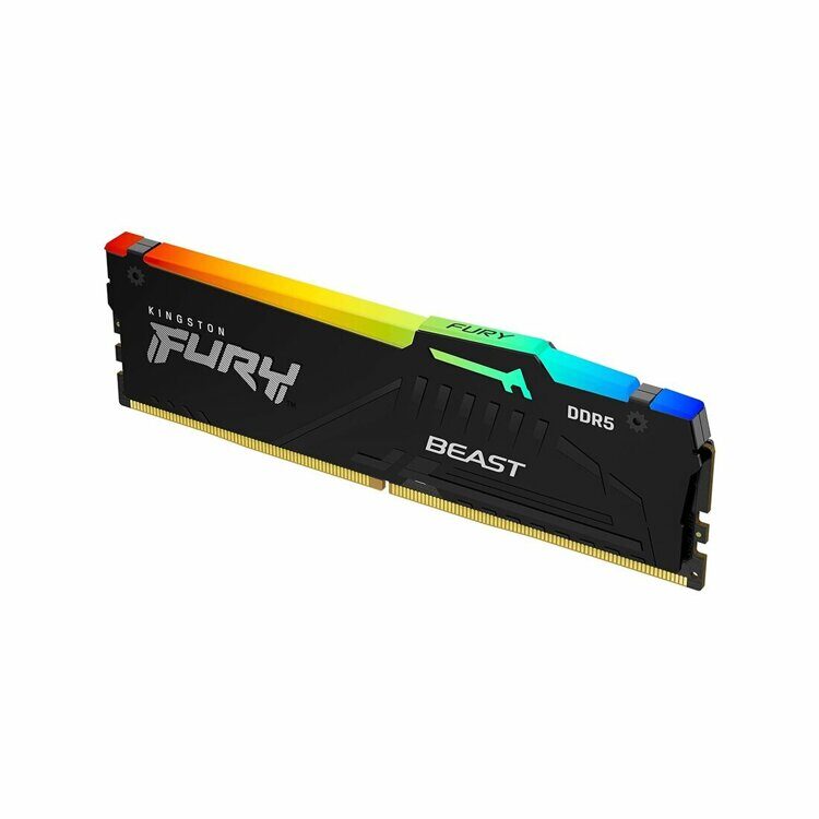 Оперативная память Kingston FURY Beast RGB XMP (KF560C40BBA-8) [8 ГБ DDR 5, 6000 МГц, 1.35 В, подсветка]