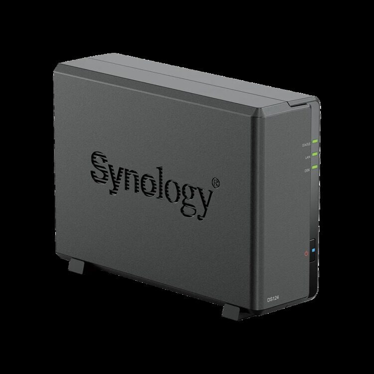 Сетевое хранилище Synology DS124 1xHDD NAS-сервер для дома