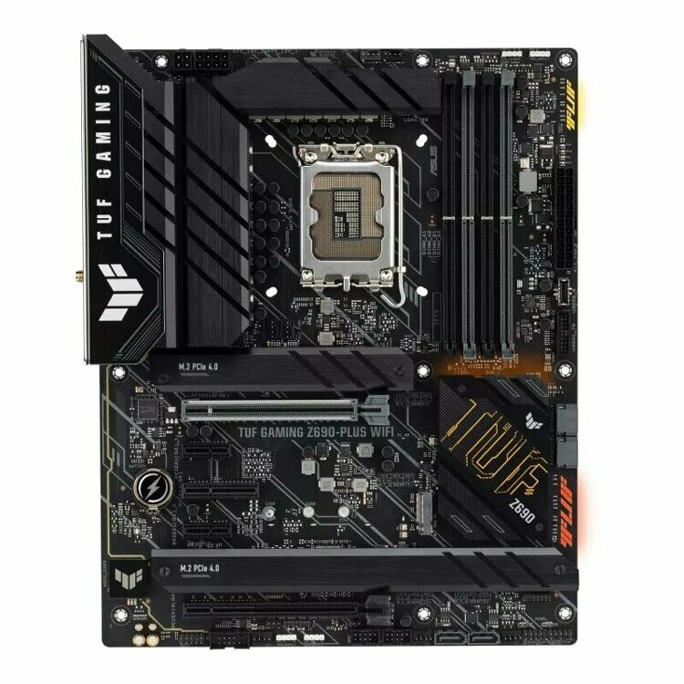 Материнская плата ASUS TUF GAMING Z690-PLUS WIFI, [LGA 1700, Intel Z690, 4xDDR 5, 4xM.2, 2xPCI-E x16, Standard-ATX]