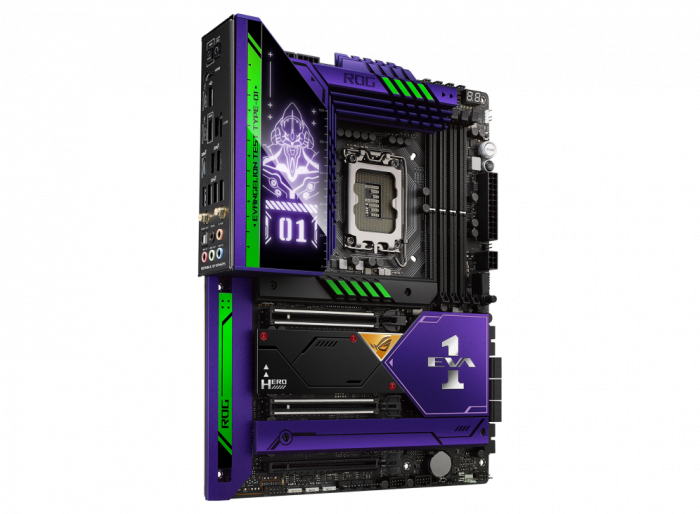 Материнская плата Asus ROG MAXIMUS Z690 HERO EVA [LGA 1700, Intel Z690, 4xDDR 5, 5xM.2, 3xPCI-E x16, Standard-ATX]
