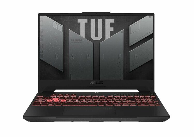 Ноутбук Asus TUF Gaming A15 FA507NU-LP077 (90NR0EB5-M006H0) [15.6" Full HD, Ryzen 7 7735HS, 16 ГБ ОЗУ, 512 ГБ SSD, RTX 4050, DOS]