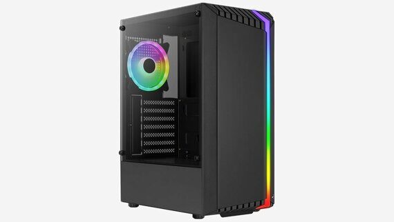 Корпус AeroCool, Bionic-G-BK-v2, Mid tower Корпус AeroCool, Bionic-G-BK-v2, Mid tower